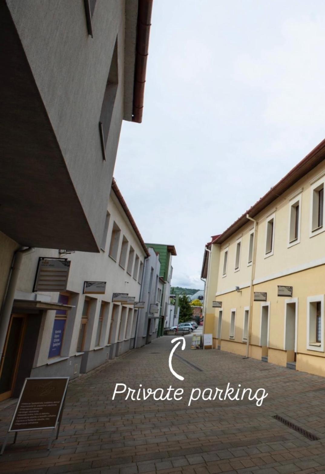 Alure Residences 10 - 24H Self Check-In & Private Parking Next To The Apartment Building Included, City Center Right On Snp Square In A Quiet Passage, New Building, Best Deal In Town Banská Bystrica Dış mekan fotoğraf